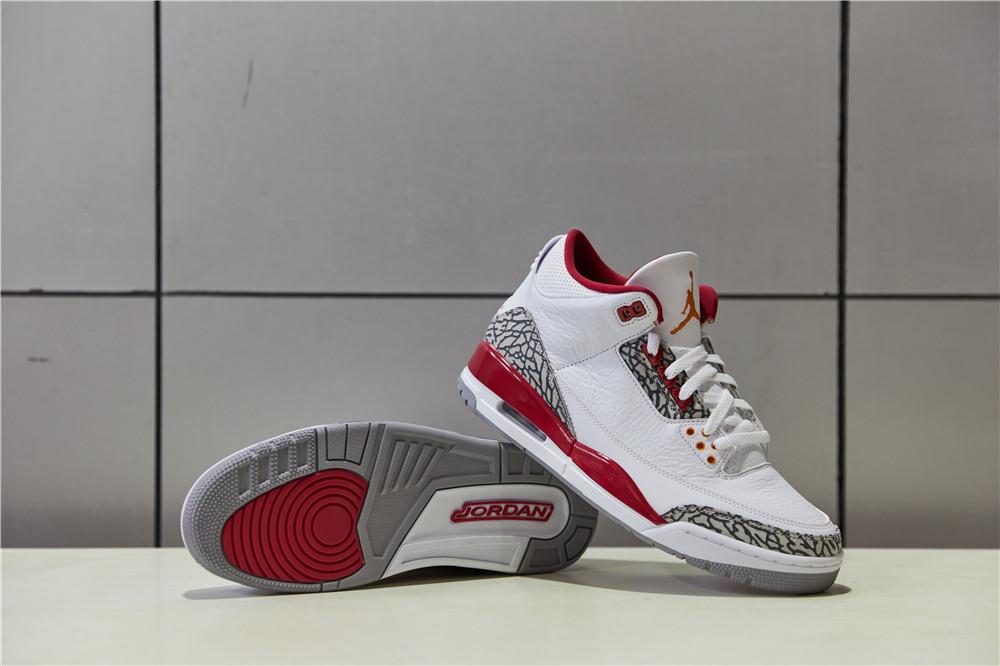 Pk God air jordan 3 retro Cardinal Red retail materials ready to ship